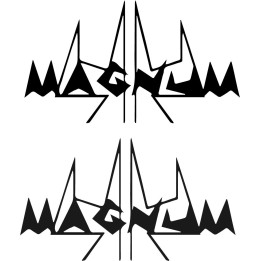 44 Magnum Band Stickers – Japanese Metal Decals (2-Pack)