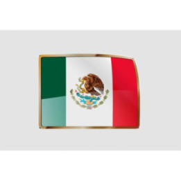 Mexico Flag Style 35 Sticker - DecalsHouse