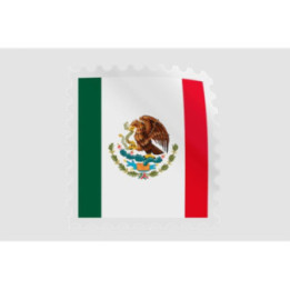 Mexico Flag Style 41 Sticker - DecalsHouse