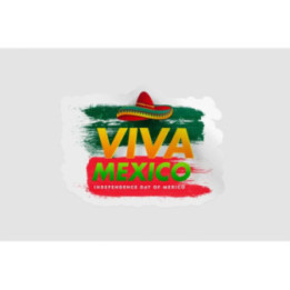 Mexico Flag Style 51 Sticker - DecalsHouse