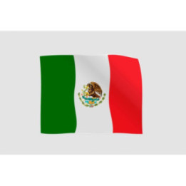 Mexico Flag Style 6 Sticker - DecalsHouse