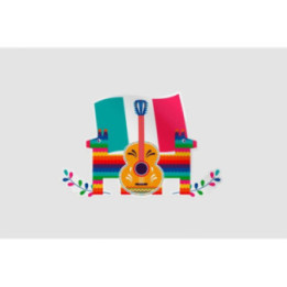 Mexico Flag Style 65 Sticker - DecalsHouse