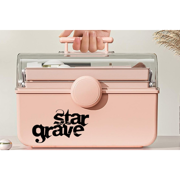 Star Grave Band Stickers – Metal Music Decals (2-Pack)