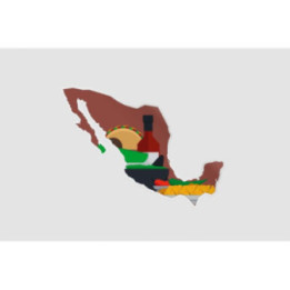 Mexico Map Sticker - DecalsHouse