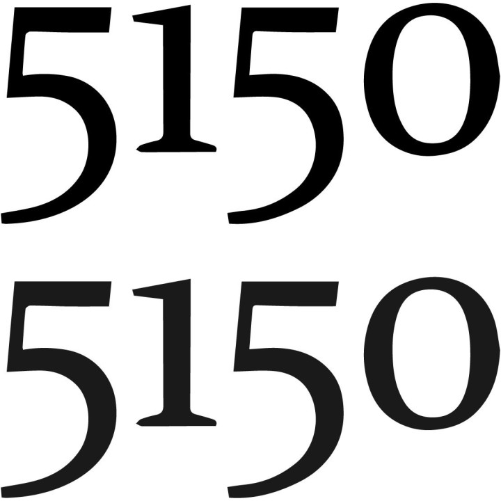 5150 Stickers – Van Halen Album Number Decals (2-Pack)