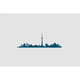 Toronto Skyline Stickers – CN Tower Decals (2-Pack)