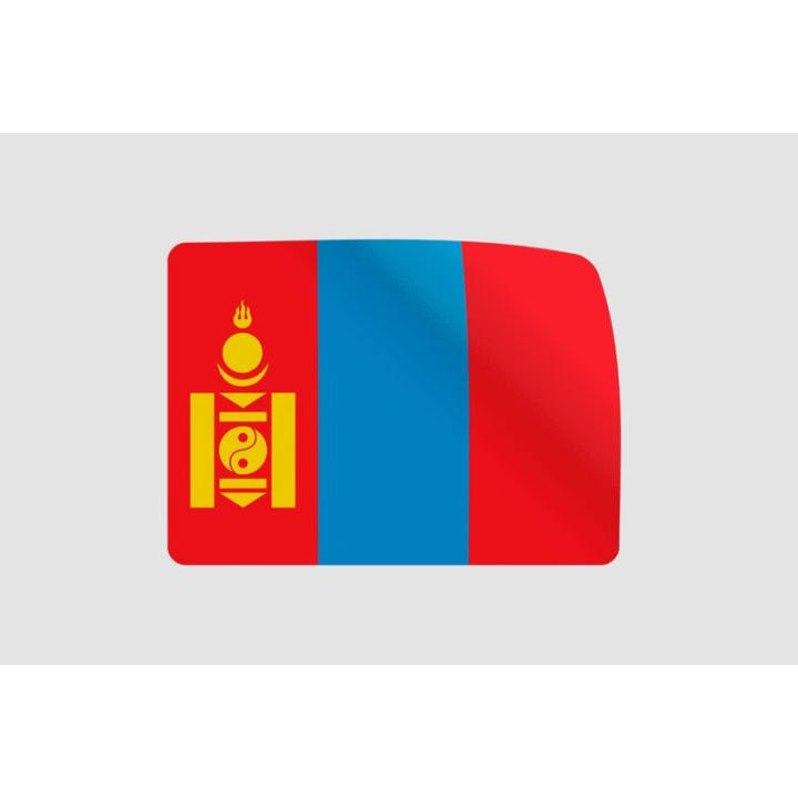 Mongol Flag Style 18 Sticker - DecalsHouse