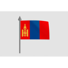 Mongolia Flag Sticker - DecalsHouse
