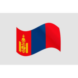 Mongolia Flag Style 4 Sticker - DecalsHouse