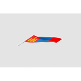 Mongolia Flag Style 6 Sticker - DecalsHouse
