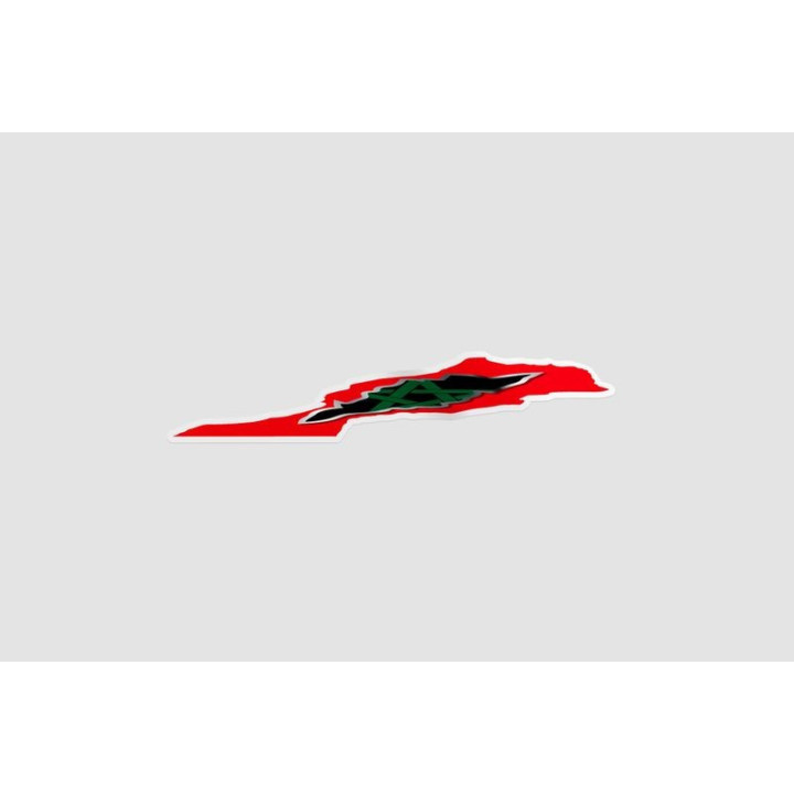 Morocco Map Style 2 Sticker - DecalsHouse