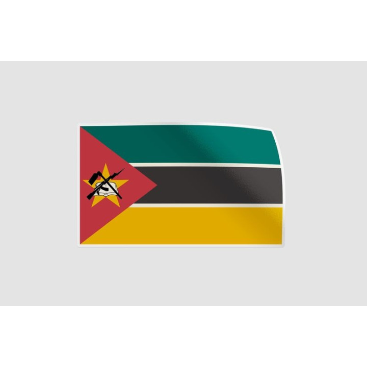 Mozambique Flag Sticker - DecalsHouse
