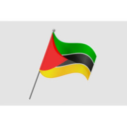 Mozambique Flag Style 2 Sticker - DecalsHouse