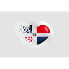 National Flag Heart Style 3 - DecalsHouse