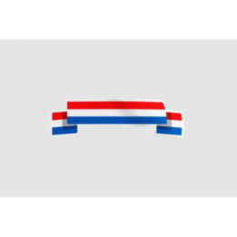 Netherlands Flag Style 5 Sticker - DecalsHouse