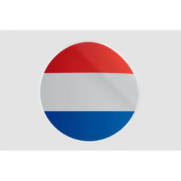 Netherlands Flag Style 6 Sticker - DecalsHouse