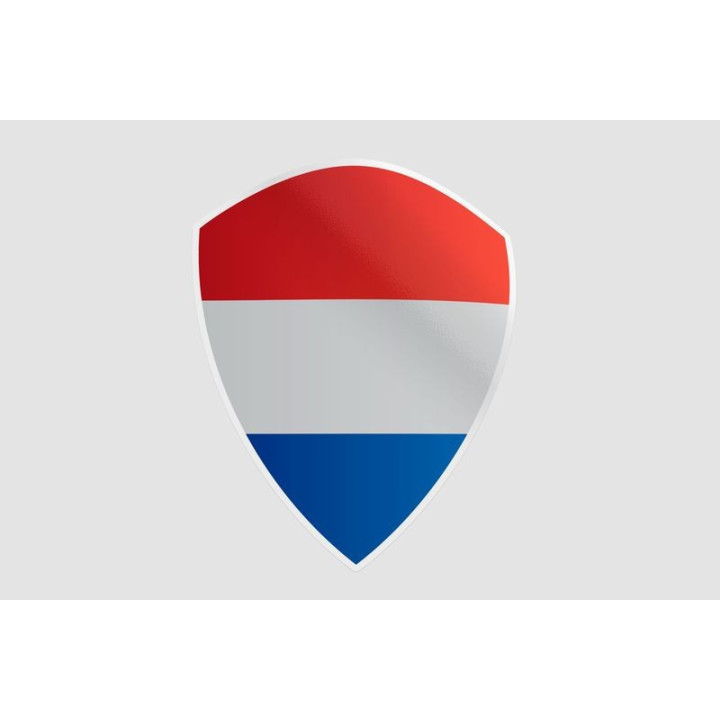 Netherlands Flag Style 8 Sticker - DecalsHouse