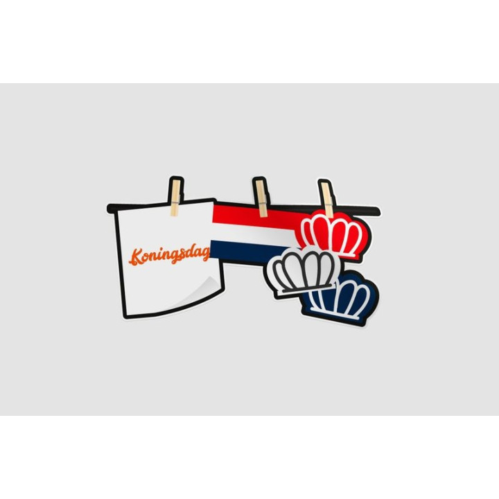 Netherlands Kingsday Sticker - DecalsHouse