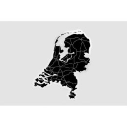Netherlands Map Style 12 Sticker - DecalsHouse