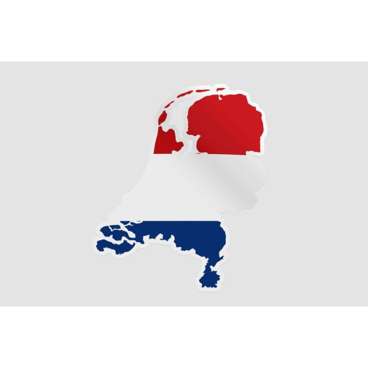 Netherlands Map Style 23 Sticker - DecalsHouse