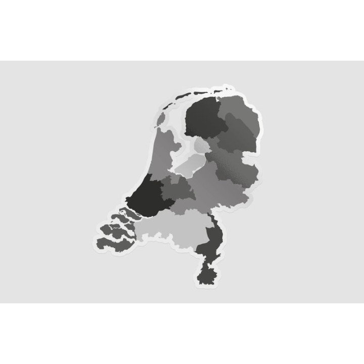 Netherlands Map Style 25 Sticker - DecalsHouse