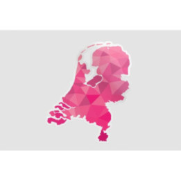 Netherlands Map Style 26 Sticker - DecalsHouse