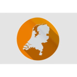 Netherlands Map Style 28 Sticker - DecalsHouse