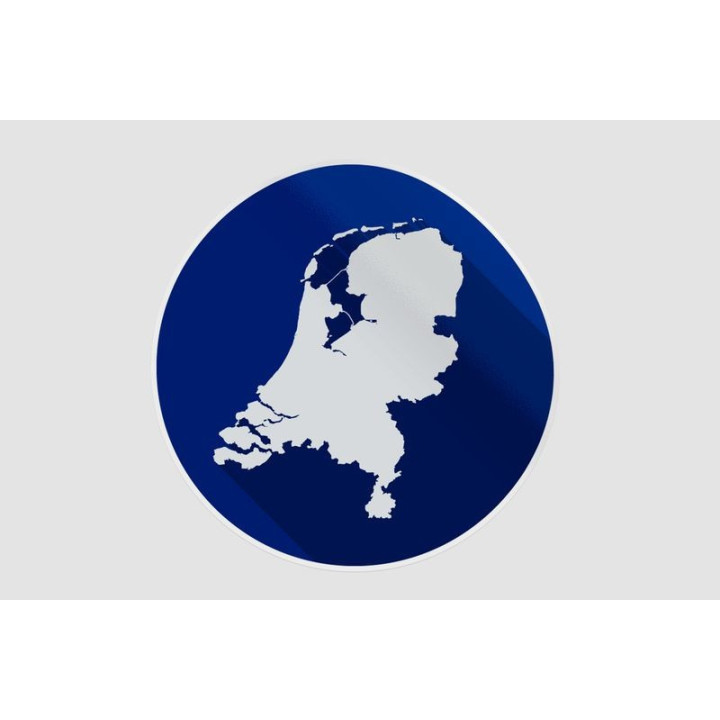 Netherlands Map Style 29 Sticker - DecalsHouse