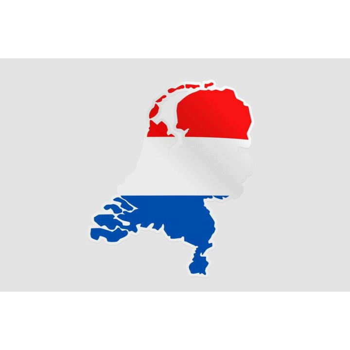 Netherlands Map Style 3 Sticker - DecalsHouse