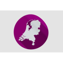 Netherlands Map Style 30 Sticker - DecalsHouse