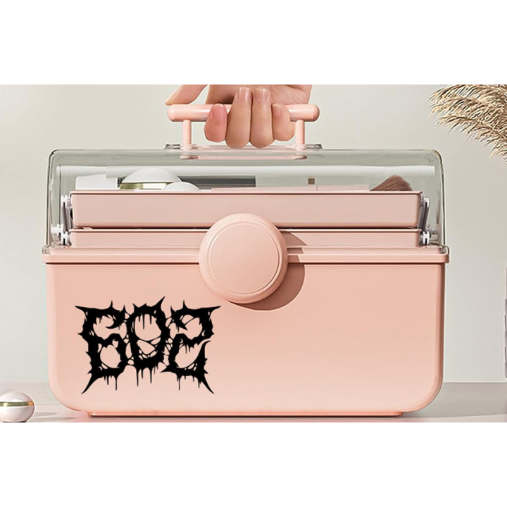 666 Heavy Metal Stickers – Death Metal Decals (2-Pack)