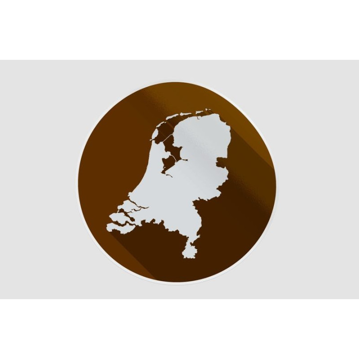Netherlands Map Style 38 Sticker - DecalsHouse