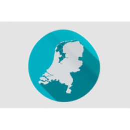 Netherlands Map Style 40 Sticker - DecalsHouse