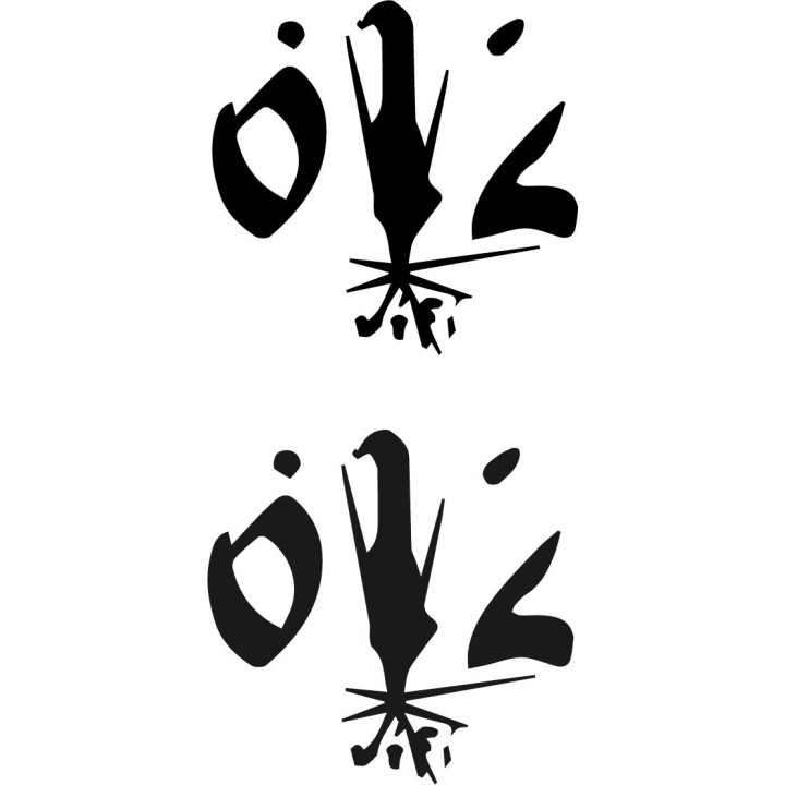 612 Sacrifices Band Logo Stickers – Death Metal Decals (2-Pack)