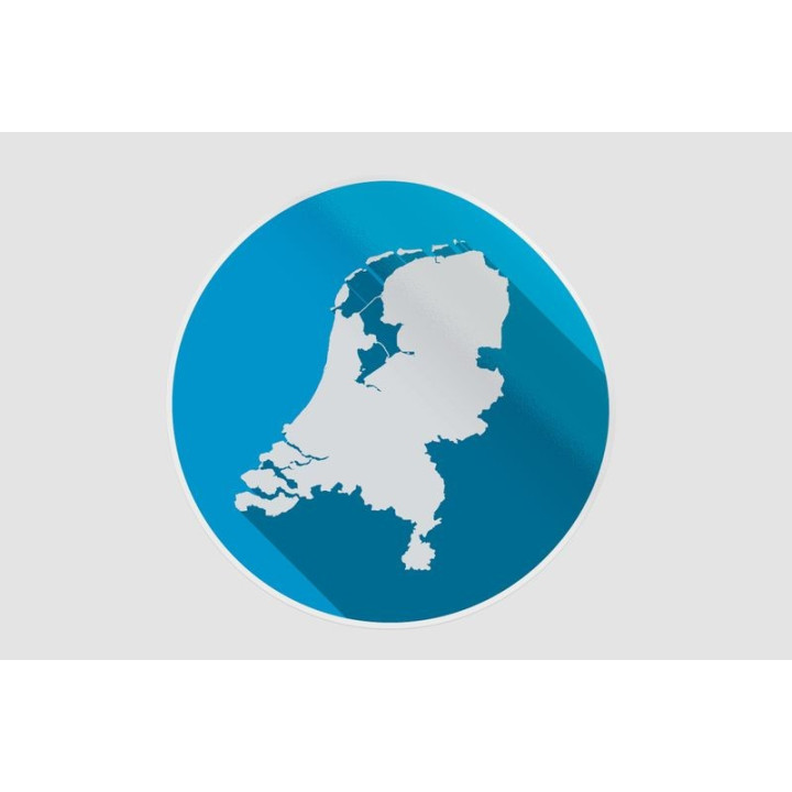 Netherlands Map Style 41 Sticker - DecalsHouse