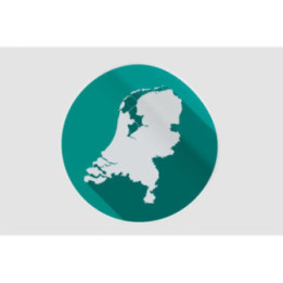 Netherlands Map Style 42 Sticker - DecalsHouse