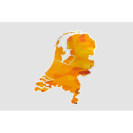 Netherlands Map Style 49 Sticker - DecalsHouse