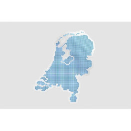 Netherlands Map Style 5 Sticker - DecalsHouse