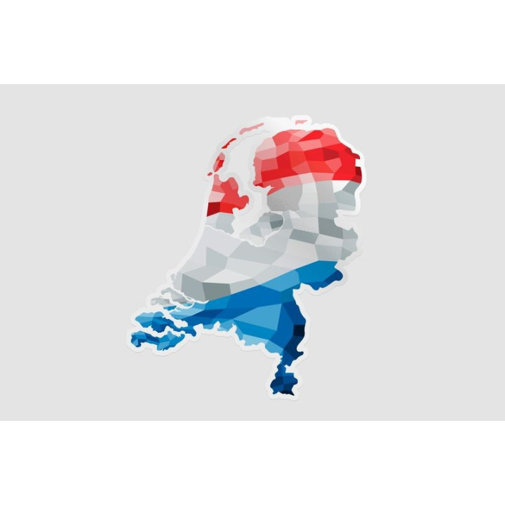 Netherlands Map Style 50 Sticker - DecalsHouse