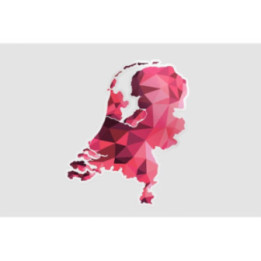 Netherlands Map Style 51 Sticker - DecalsHouse
