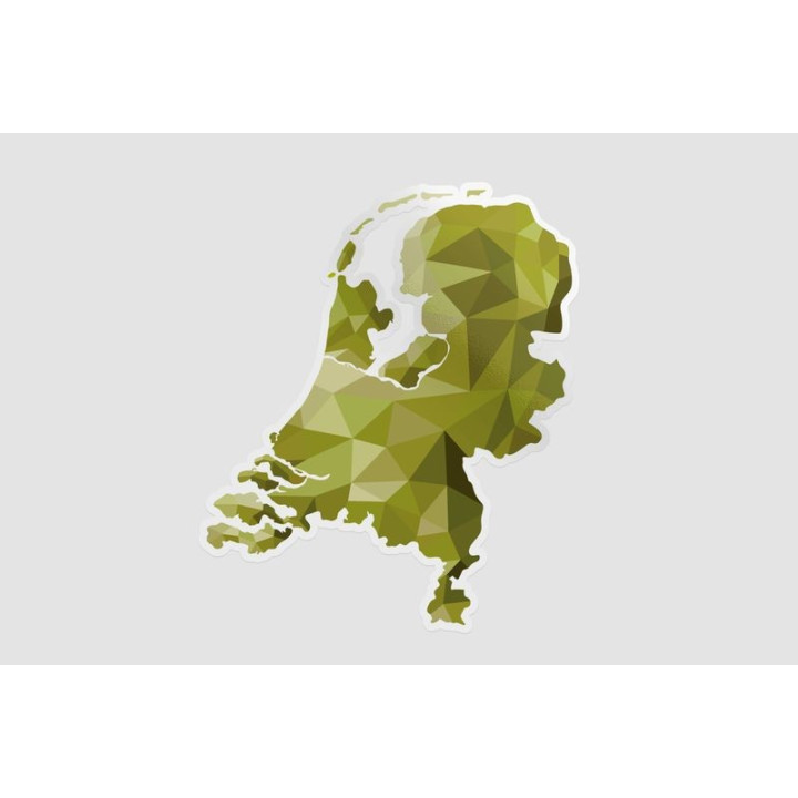 Netherlands Map Style 55 Sticker - DecalsHouse