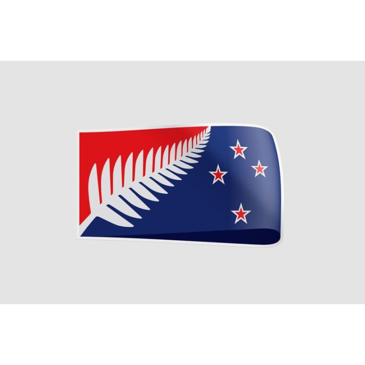 New Zealand Flag Style 10 Sticker - DecalsHouse