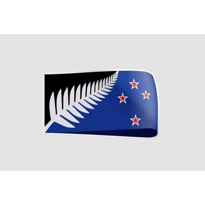 New Zealand Flag Style 11 Sticker - DecalsHouse