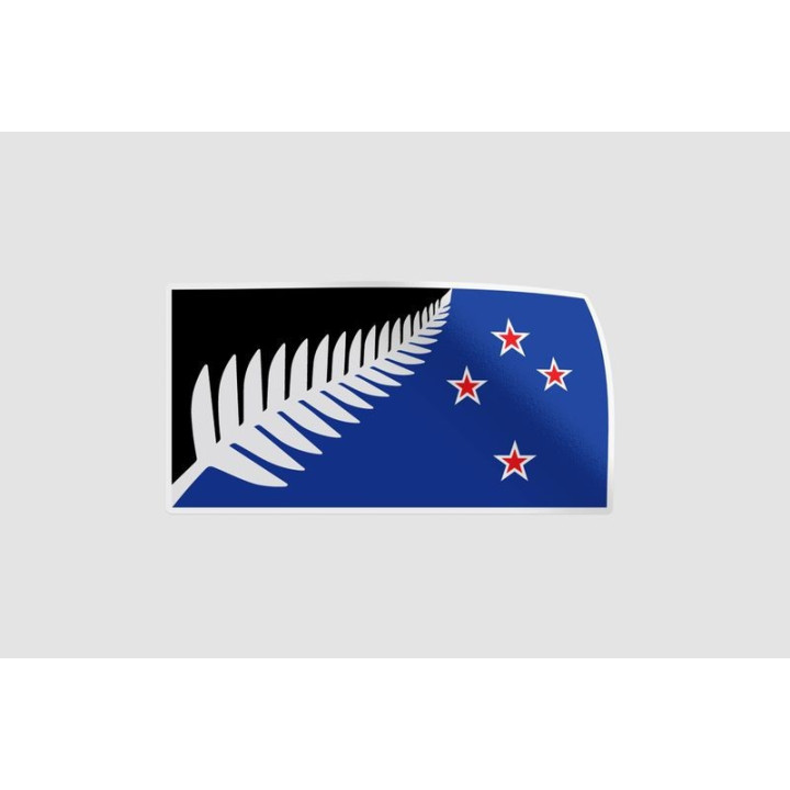New Zealand Flag Style 4 Sticker - DecalsHouse