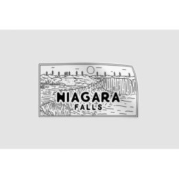Niagara Falls Stickers – Travel Badge Decals (2-Pack)