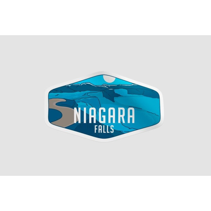 Niagara Falls Stickers – Travel Badge Decals (2-Pack)