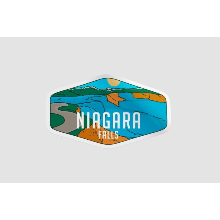 Niagara Falls Stickers – Travel Badge Decals (2-Pack)