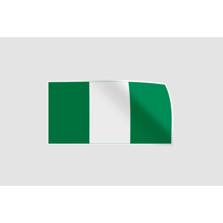 Nigeria National Flag Sticker - DecalsHouse