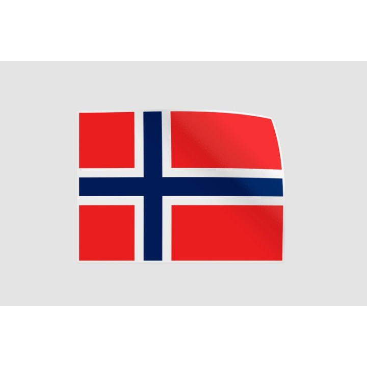 Norway National Flag Sticker - DecalsHouse