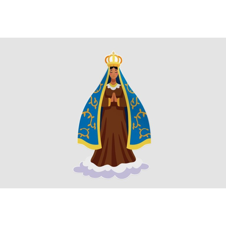 Nossa Senhora Aparecida Stickers – Catholic Decals (2-Pack)